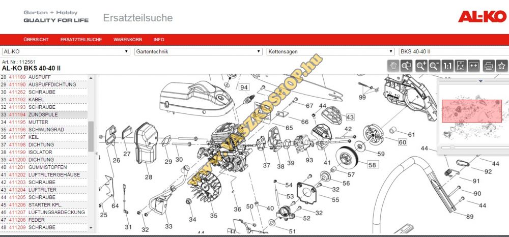 Kit Saltarelli Molle Avviatore Decespugliatore Motosega BKS35 KS38 AL Ko 410799 85915384
