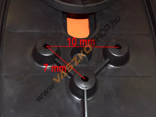 Betonkeverő villanymotor ház alaplap Altrad MK-130 , MK-165