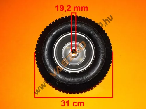 13x5.00x6 Fűnyíró traktor kerék 