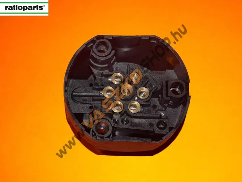 Utánfutó dugalj 7 pólusú műanyag