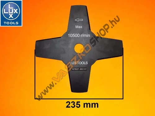 Bozótvágó kés Lux Tools 4 élű (235mm x 25,4mm)
