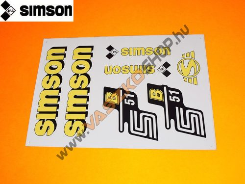 Matrica Simson S51B (több szín)