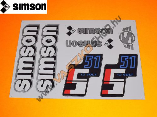 Matrica Simson S51 12VOLT