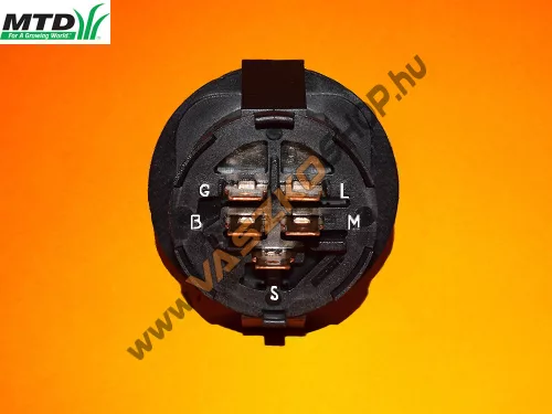 Gyújtáskapcsoló 5 kivezetéses MTD 725-04659