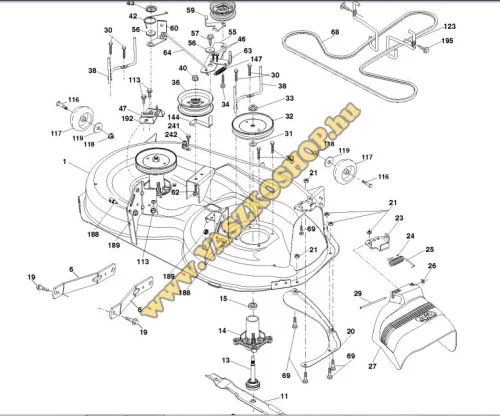 Vágóasztal Partner P125-107