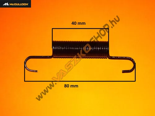 Ékszíjtárcsa feszítő rugó rövid McCulloch M11597