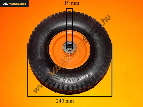 Fűnyíró traktor kerék McCulloch M95-66X 10x4.00x4