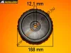 Fűnyírókerék McCulloch M40-125 , M46-125