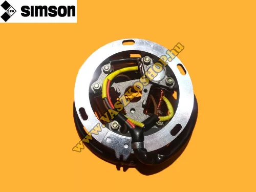 Gyújtás alaplap megszakítós komplett Simson 51