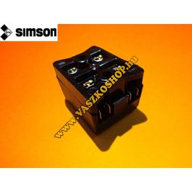 Biztosíték tartó tábla (kettes) Simson